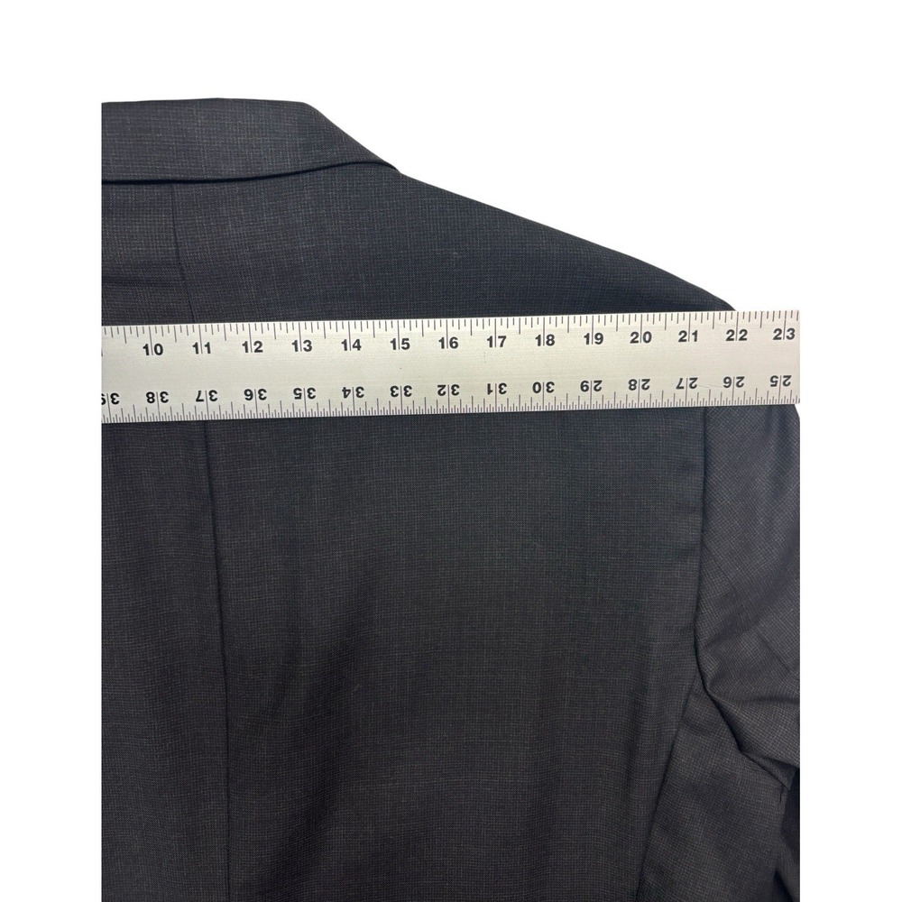 Jos A Bank 52L 46x31 Charcoal 2pc Pant Suit Traveler Tailored Fit Flat Front - Picture 11 of 16